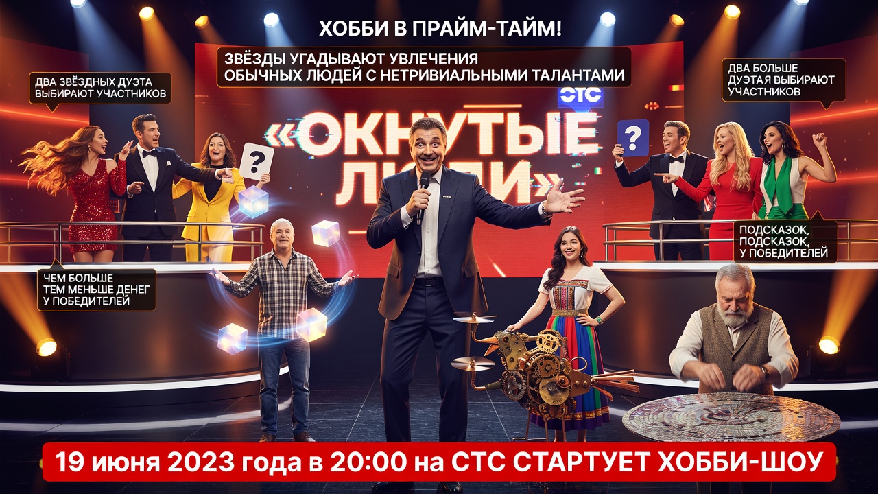 «ОКнутые люди» выходят на СТС. Хобби в прайм-тайм!